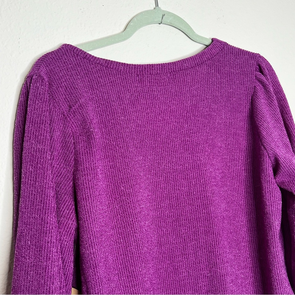 Parallel Skies Long Sleeve Purple Top - Picture 3 of 4